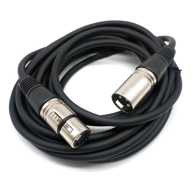 XLR 3 Pin Female to Male Extension Audio Cable