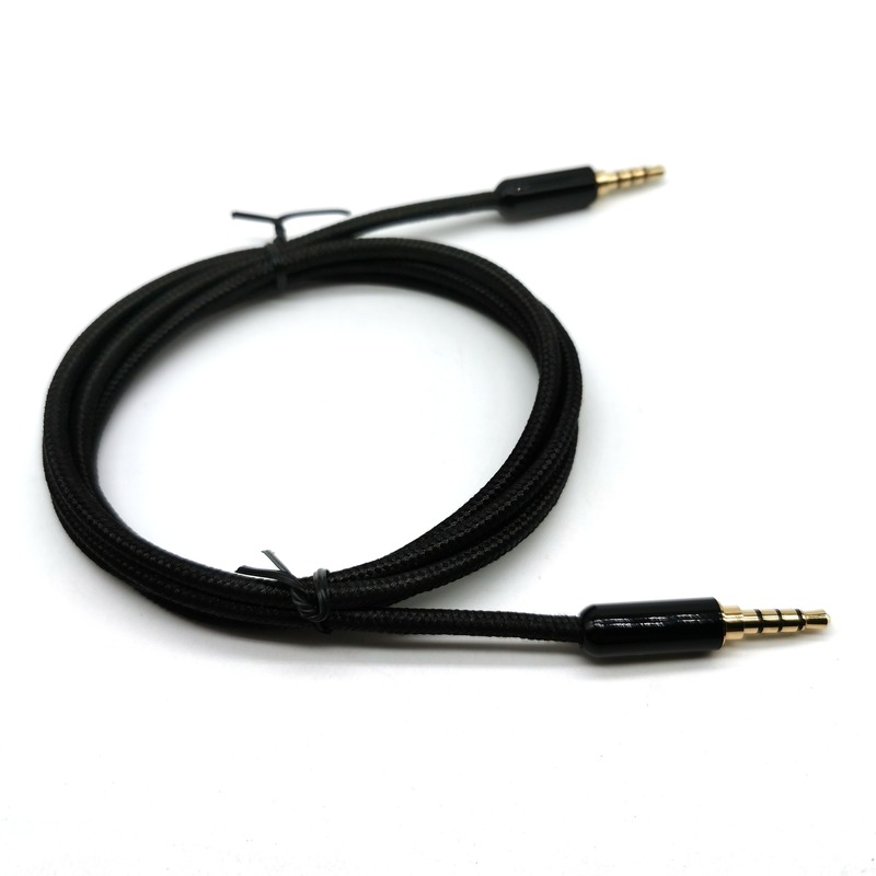 3.5mm 4-Pole AUX Extension Audio Cable Male to Male