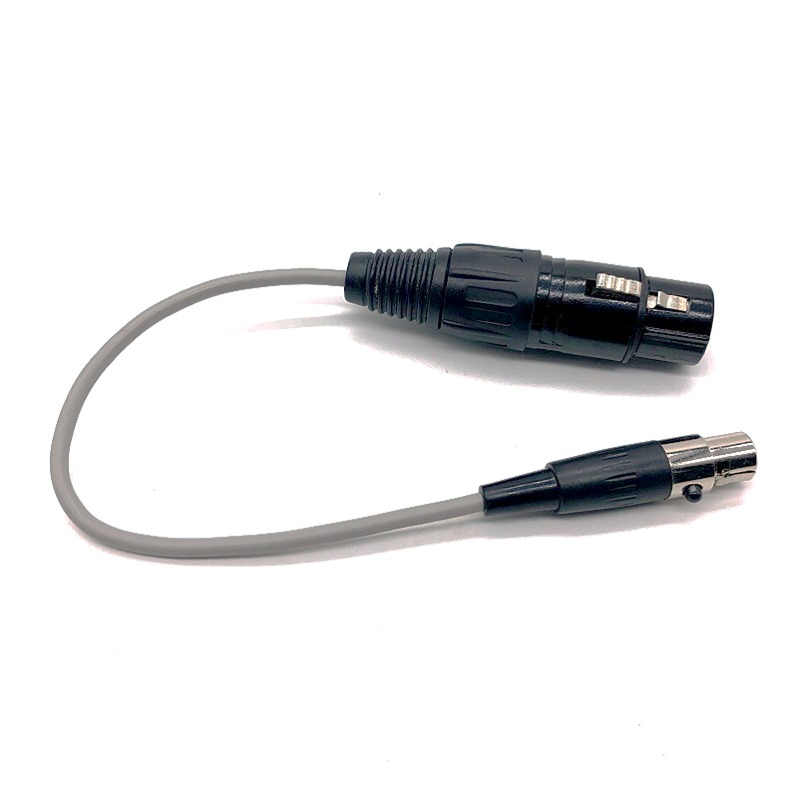 XLR Female 3 Pin to Mini XLR Female 5 Pin Adapter Cable