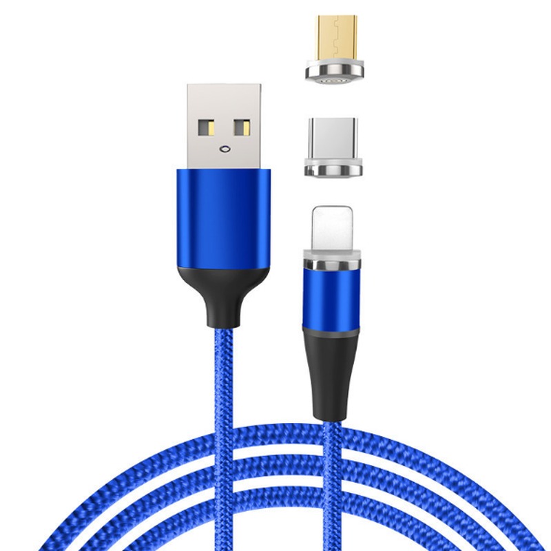 3 in 1 Max 3.0A Fast Charging & Data Sync Magnetic Cable