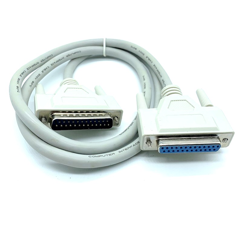 DB25 M/F Extension Cable Molded