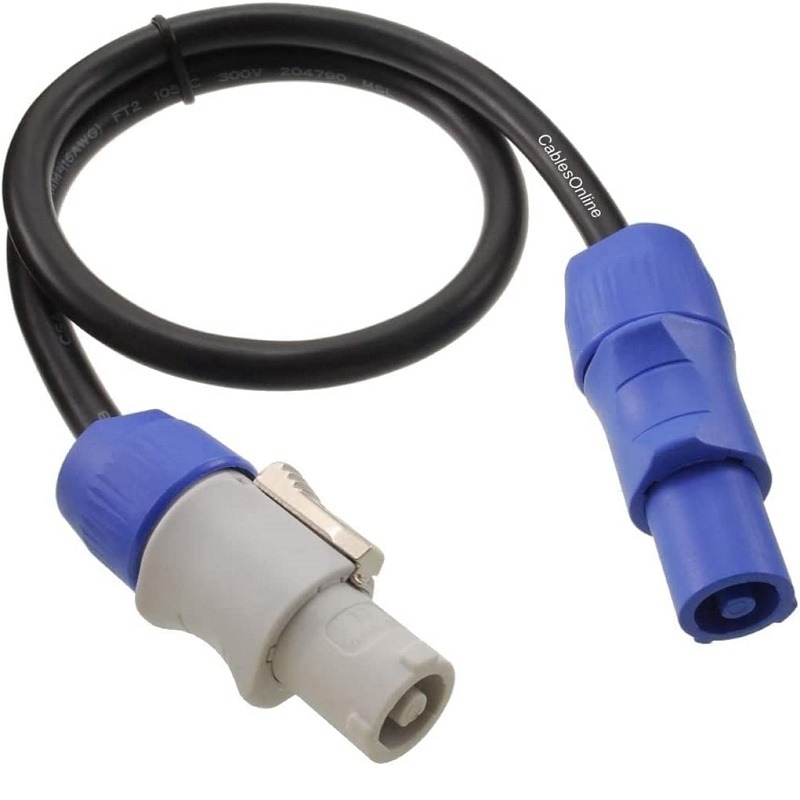 16AWG PowerCon Beam Moving Head Light Extension Speakon Cable