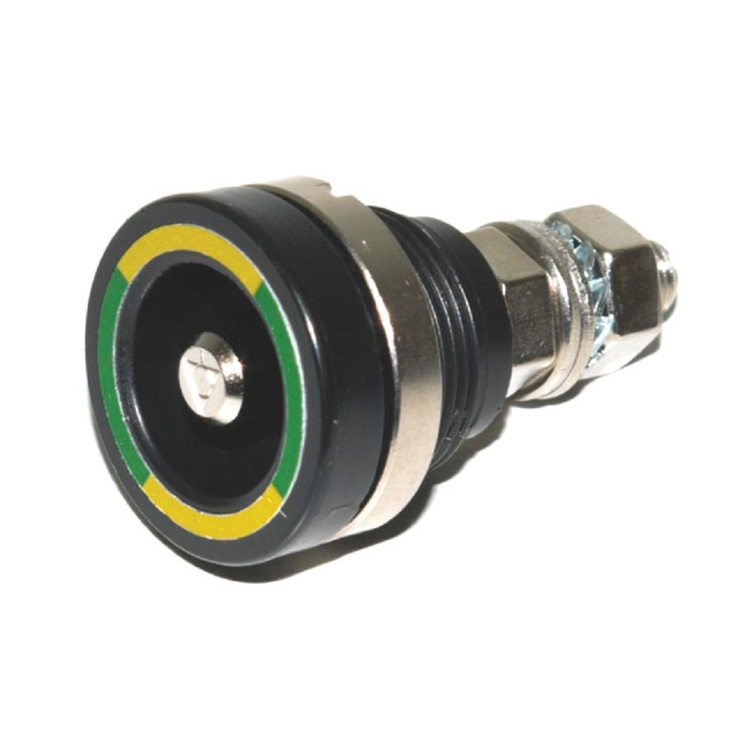 Black Potential Equalization Socket Connector