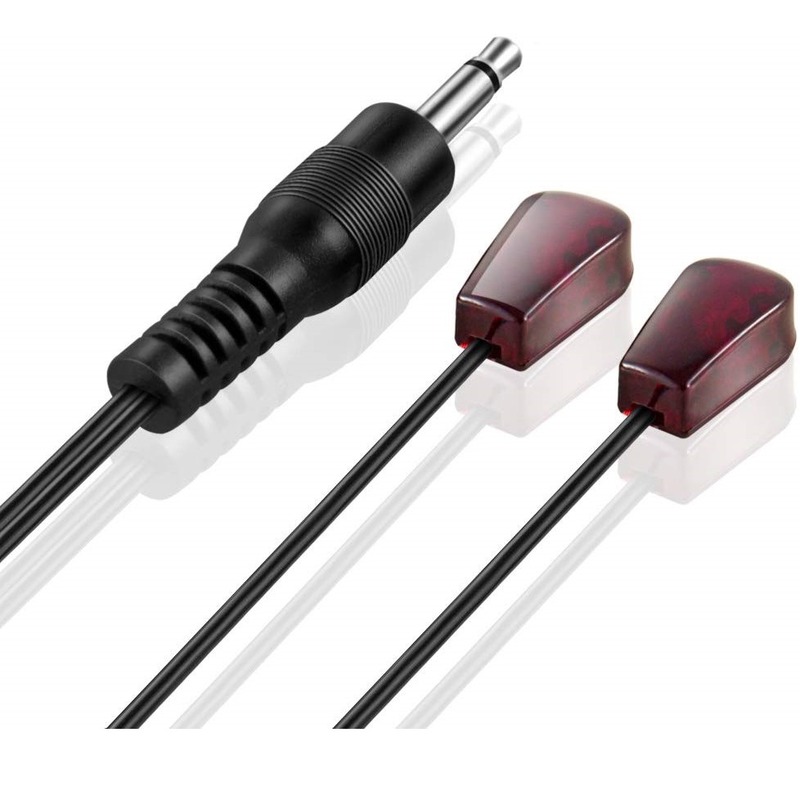 Mini Phone Jack Emitter Extender Extension IR Cable For HDTV Set Top Box