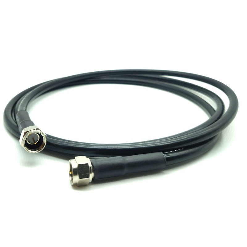 50 Ohm RG58 Waterproof F Male Plug to F Male Plug Extension Cable